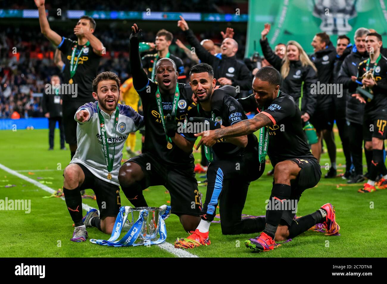 1er mars 2020, Wembley Stadium, Londres, Angleterre; finale de la Carabao Cup, Aston Villa v Manchester City : Banque D'Images