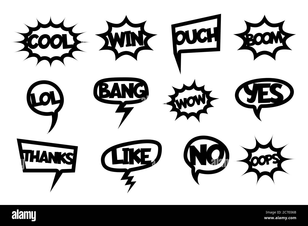 Bande dessinée laser coupe photo stand pop art Illustration de Vecteur