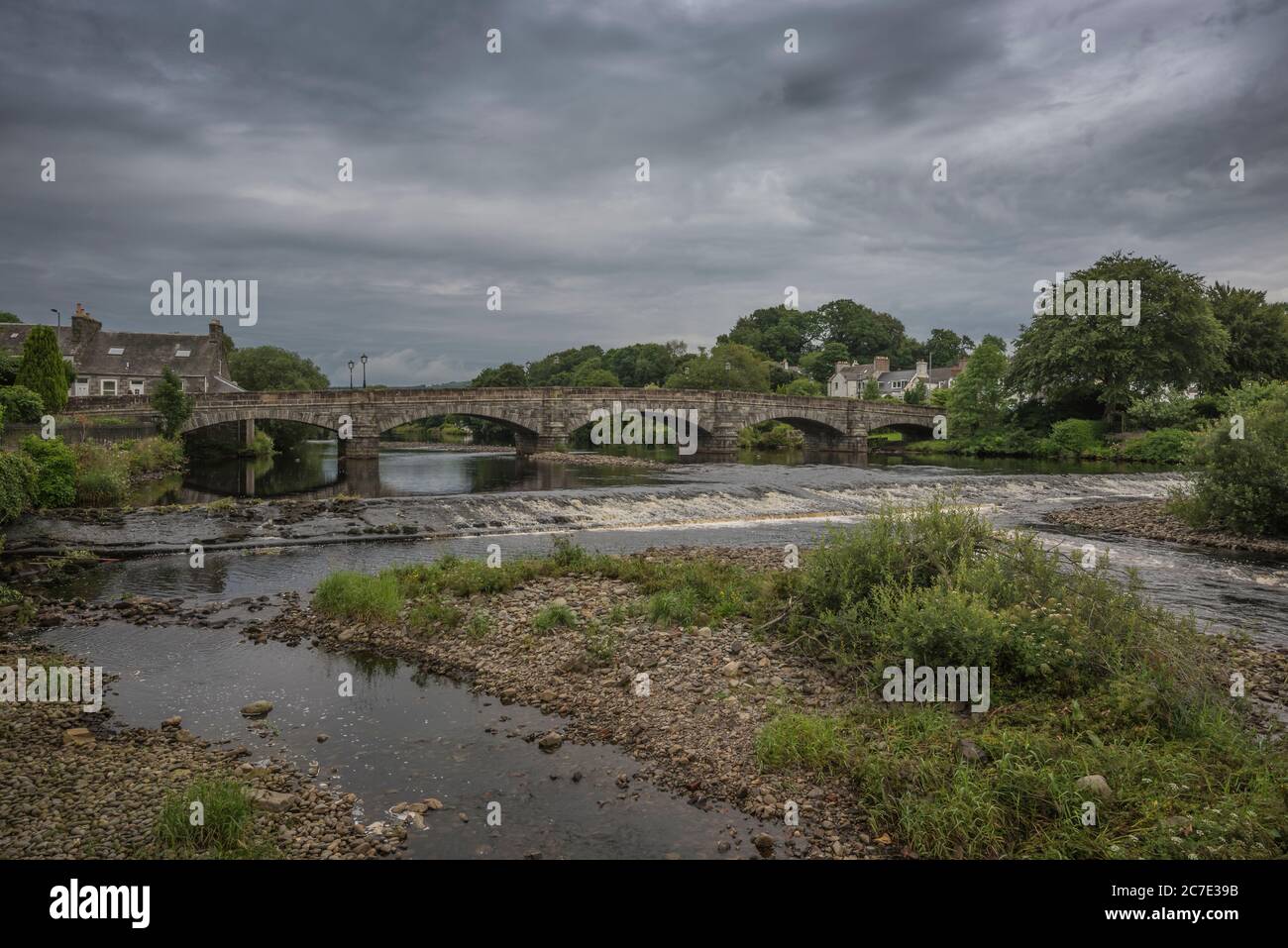 StreetView à Newton Steward - Dumfries & Galloway. Banque D'Images