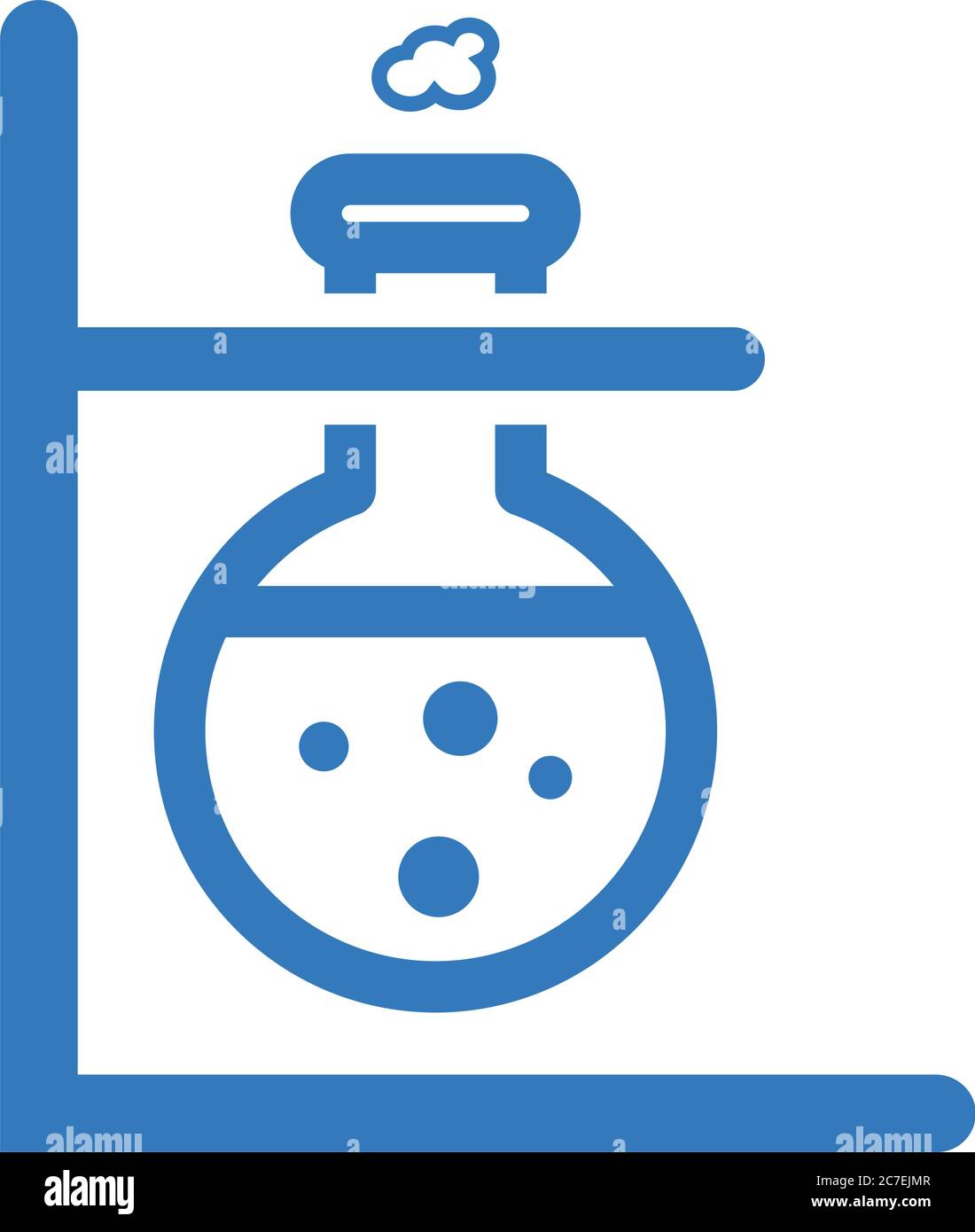 Icône d'expérience, de laboratoire, de test. Utilisation pour les projets commerciaux, les supports d'impression, le Web ou tout type de projet de conception. Illustration de Vecteur