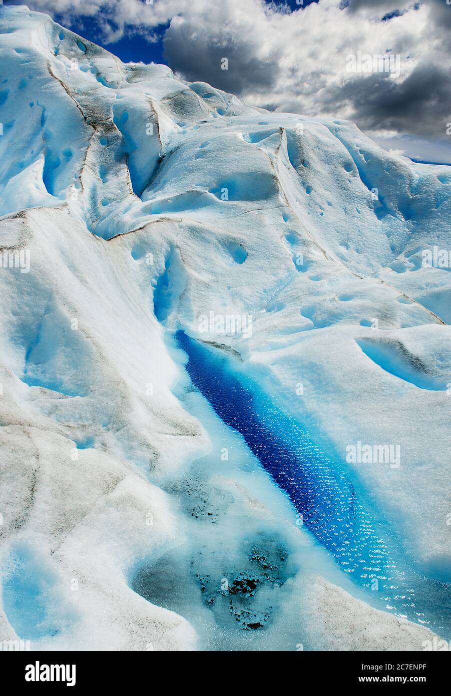 glacier perito moreno, Argentine, Patagonie, Amérique du Sud Banque D'Images