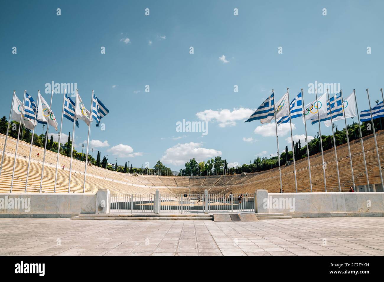 Stade Panathénaïque d'Athènes, Grèce Banque D'Images