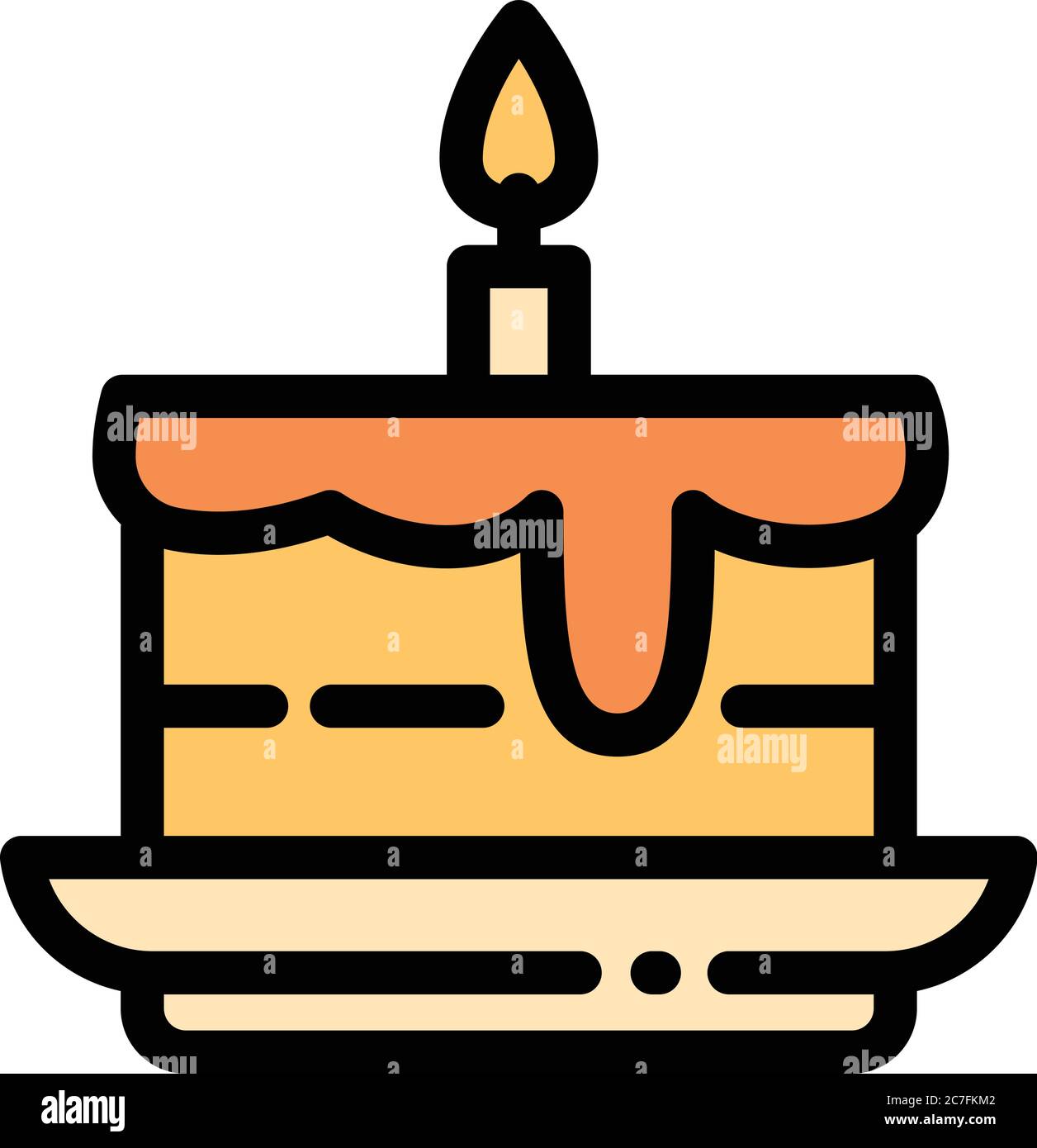 Icone Gateau D Anniversaire Maison Contour Gateau D Anniversaire Maison Icone Vectorielle Pour Le Web Design Isole Sur Fond Blanc Image Vectorielle Stock Alamy