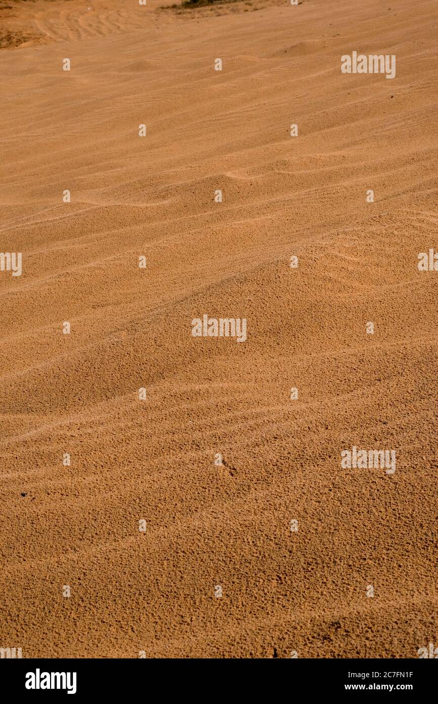 Une des dernières dunes de sable dans le quartier de la ville de Holon en Israël Banque D'Images