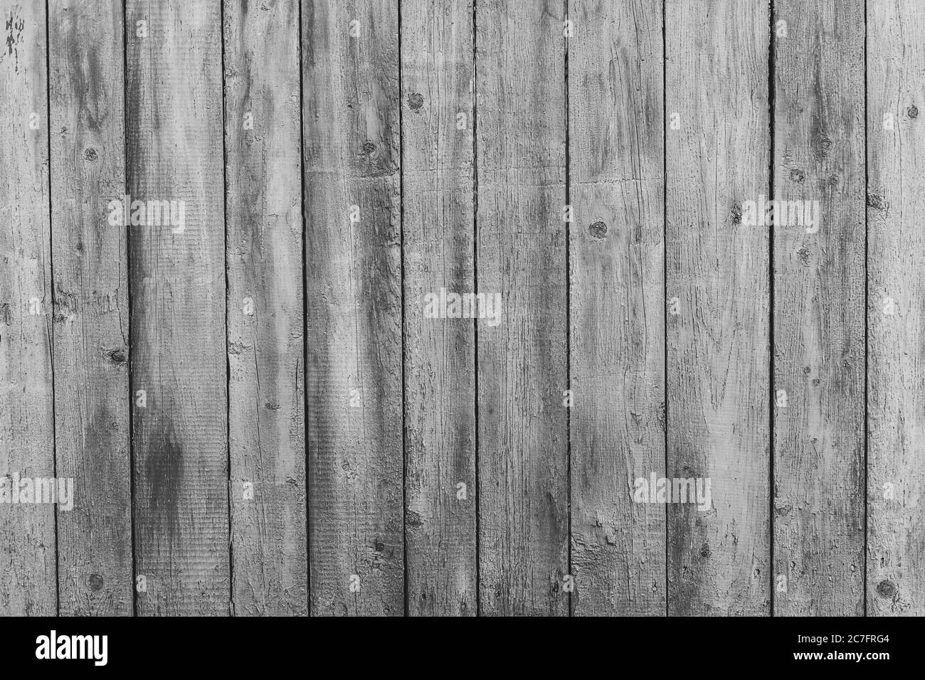 Texture rustique en bois ou fond avec peinture rayée. Monochrome. Noir et blanc. Gros plan. Banque D'Images