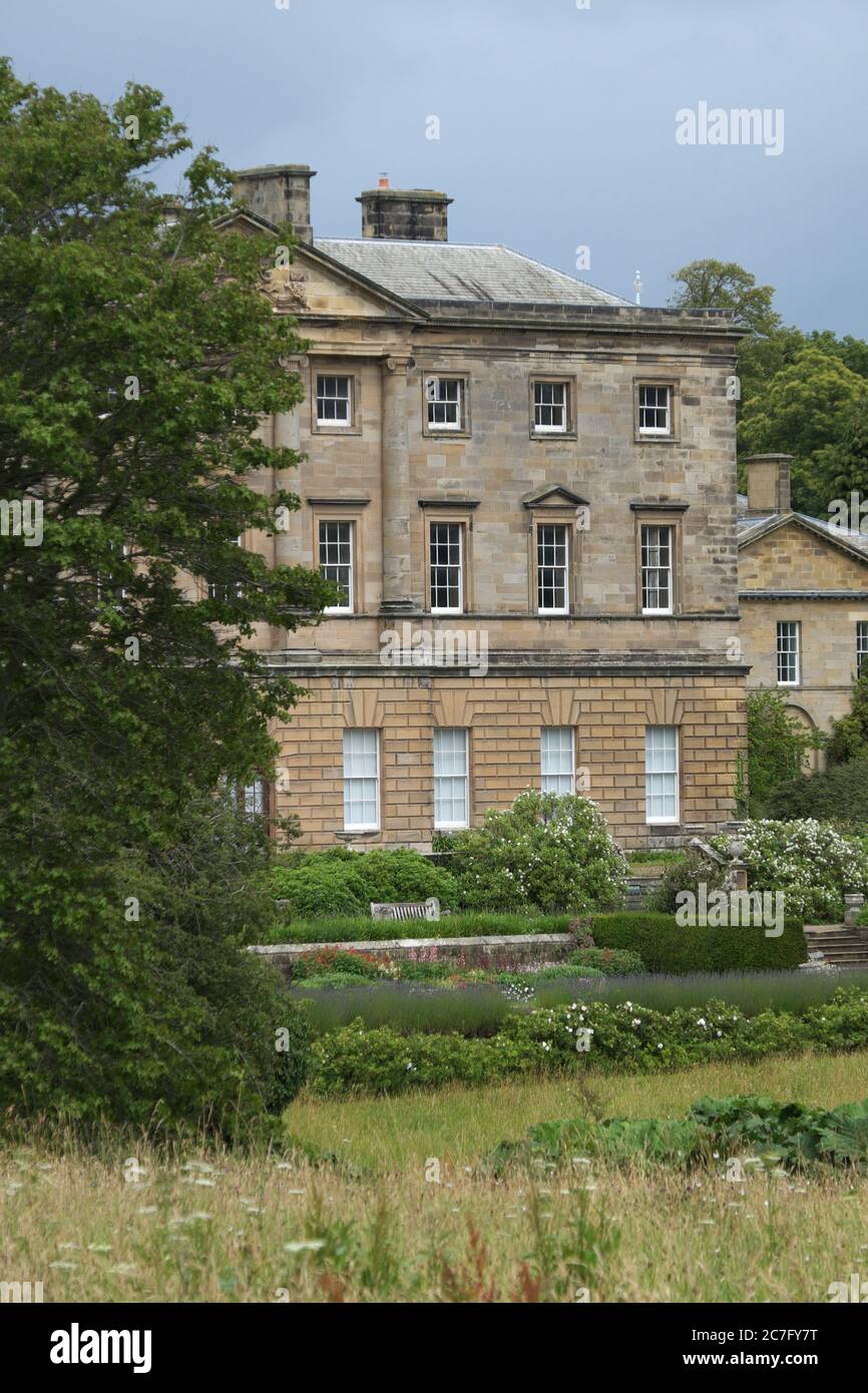 Howick Hall, Northumberland Banque D'Images
