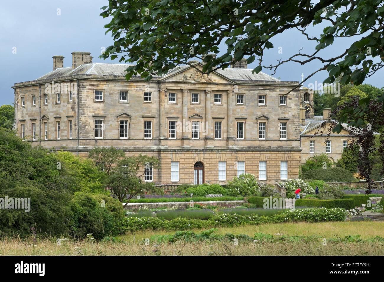 Howick Hall, Northumberland Banque D'Images