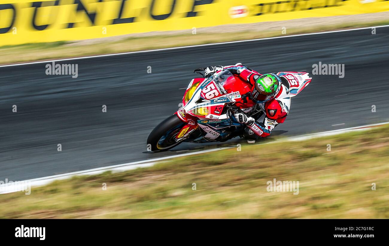 Oschersleben, Allemagne, 09 juin 2019: BMW S1000RR par GERT56 par GS YUASA concourent au Championnat du monde FIM Endurance à Motorsport Arena Banque D'Images