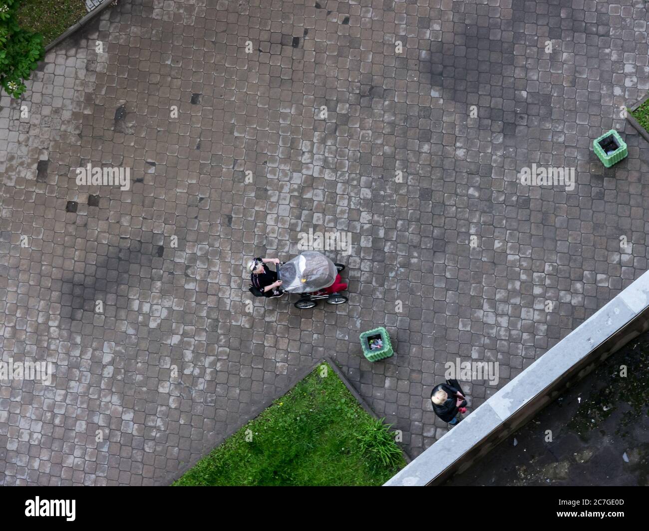 Les arrière-plans et les objets de l'architecture. Style constructiviste. Banque D'Images