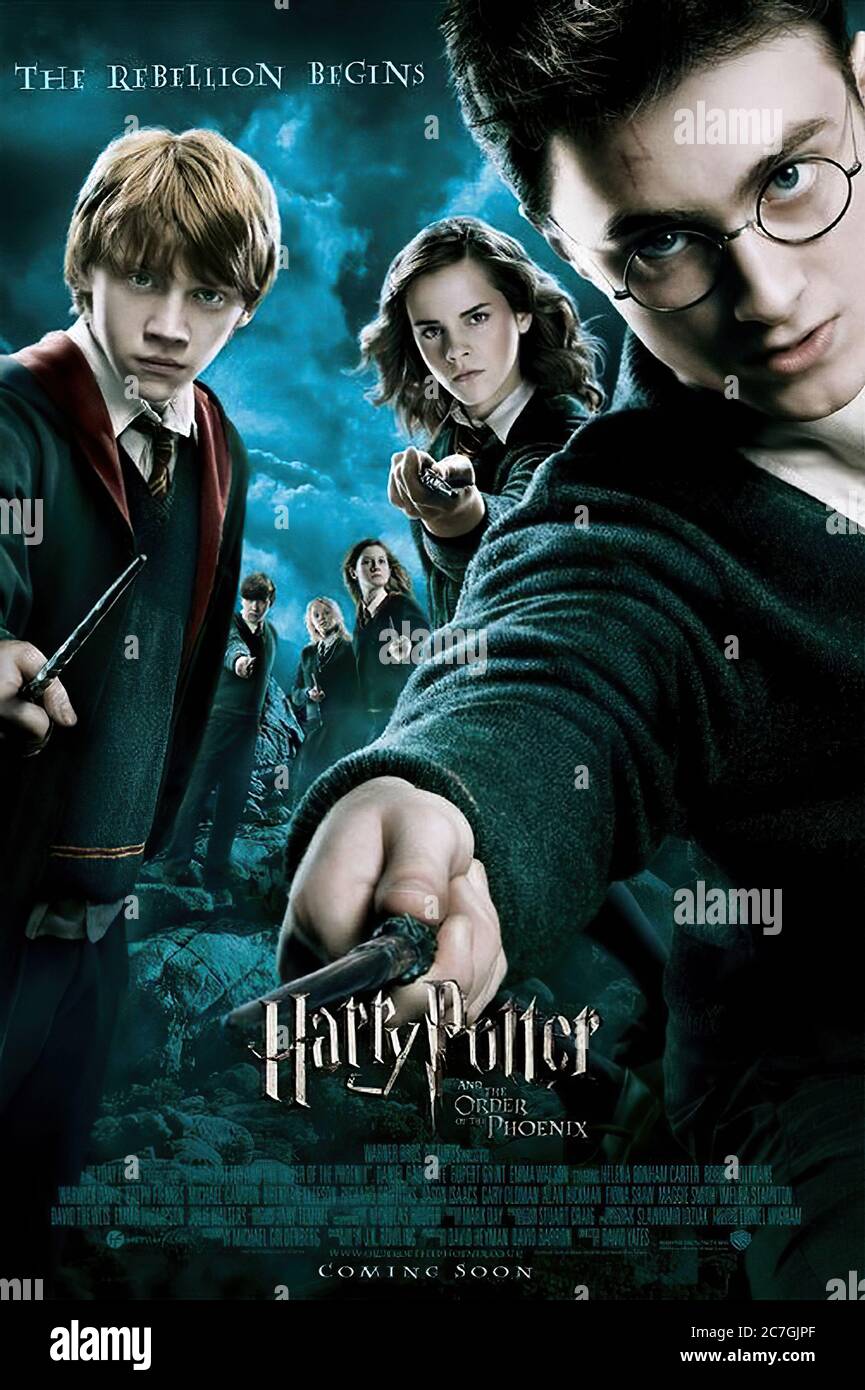 Harry Potter et l'ordre du Phoenix - affiche de film Photo Stock - Alamy