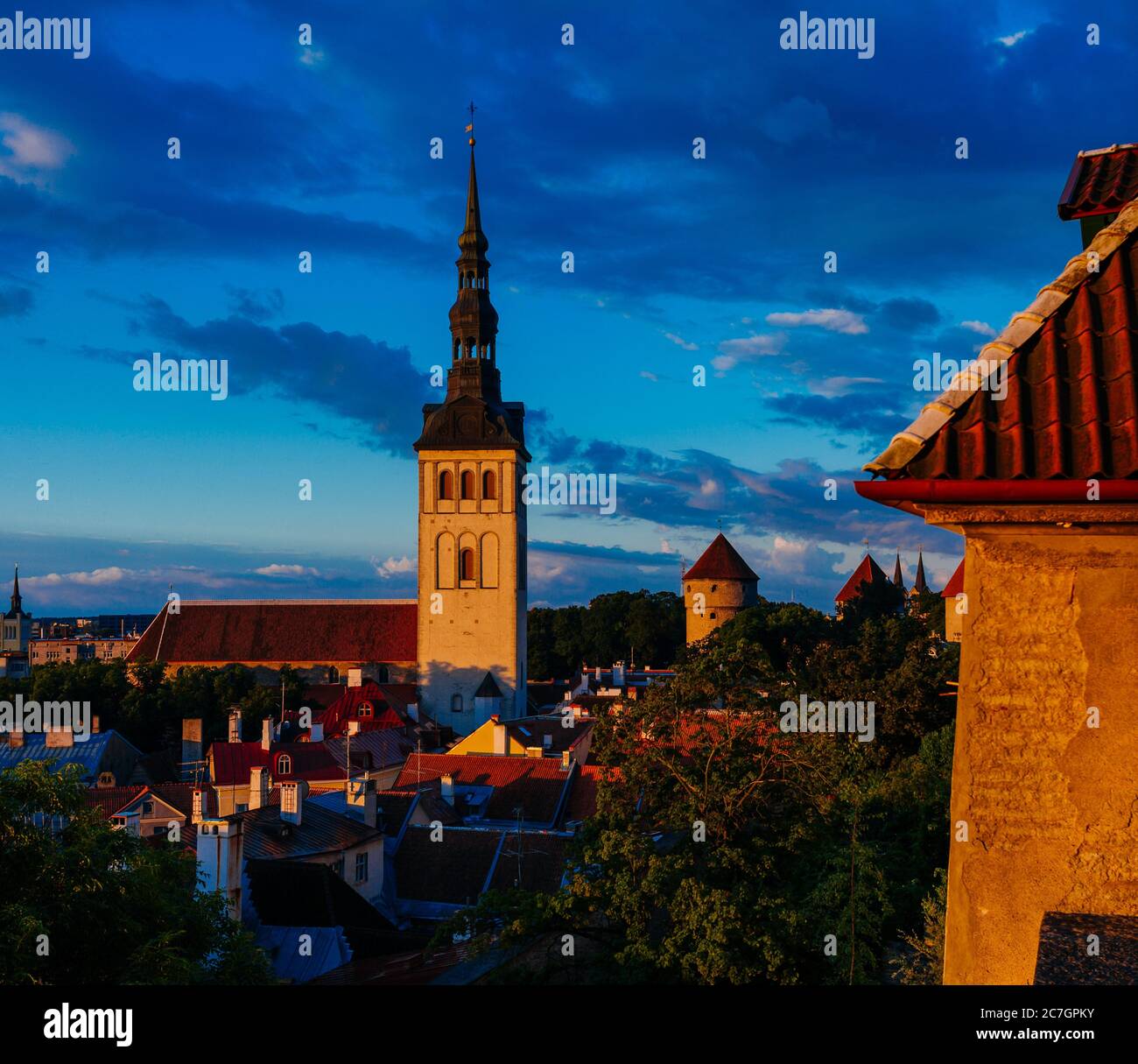 Église Saint-Nicolas, Tallinn Banque D'Images