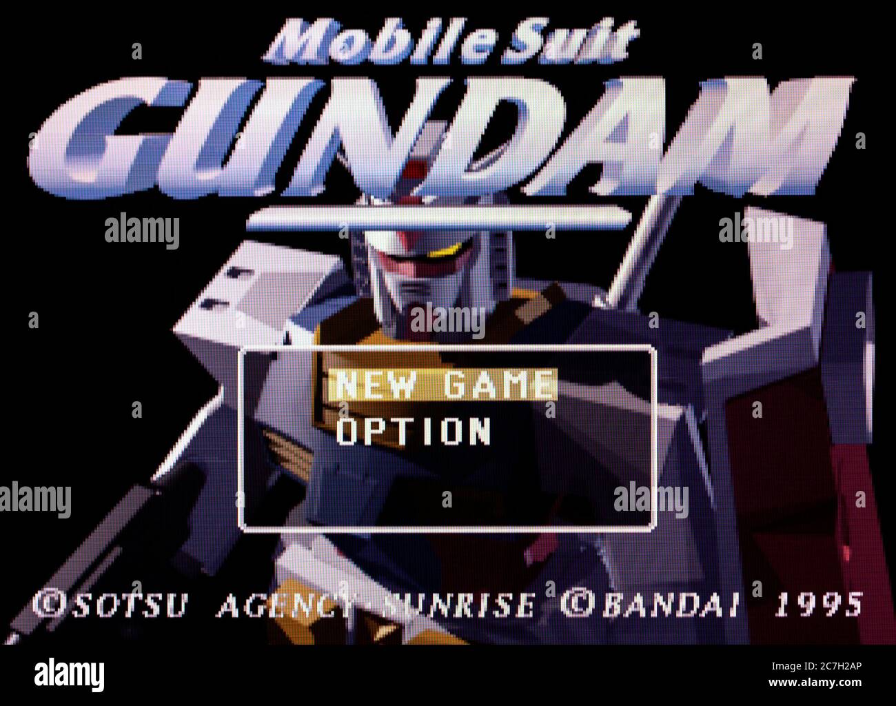 Combinaison mobile Gundam - Sega Saturn Videogame - usage éditorial seulement Banque D'Images
