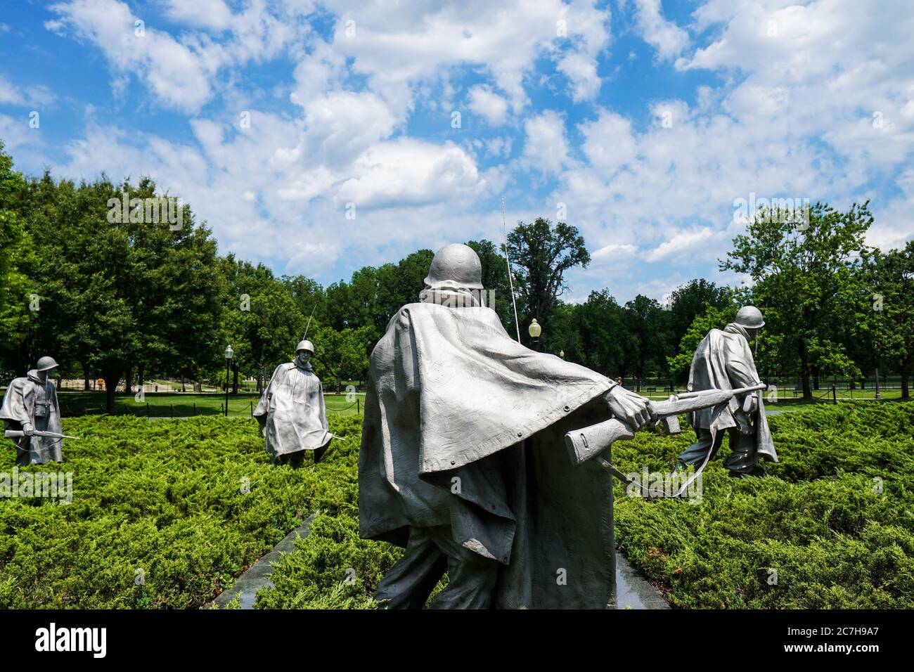 Korean War Veterans Memorial, Washington, DC Banque D'Images