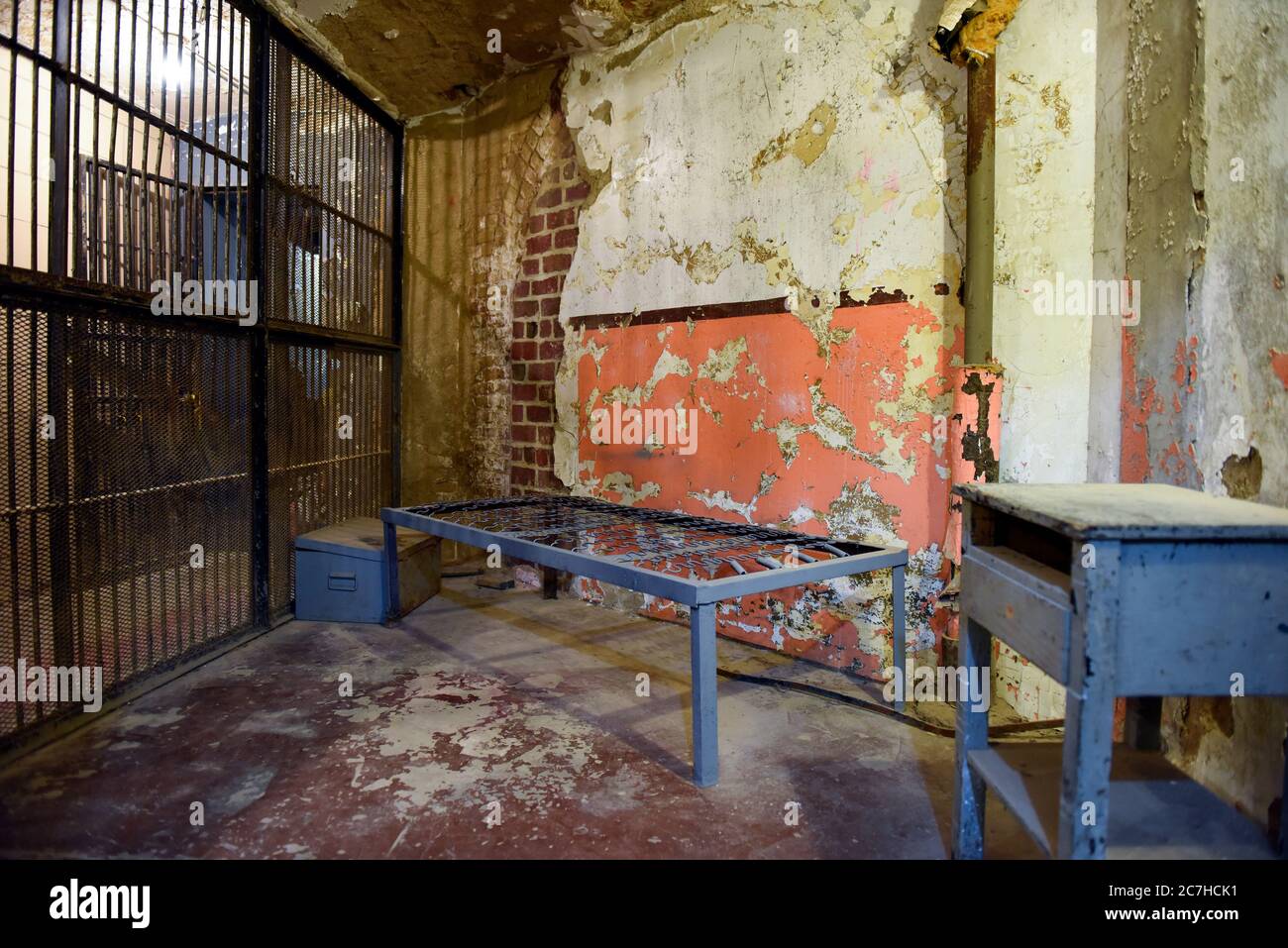 À l'intérieur de la prison d'État de Mansfield, Mansfield, Ohio. Banque D'Images