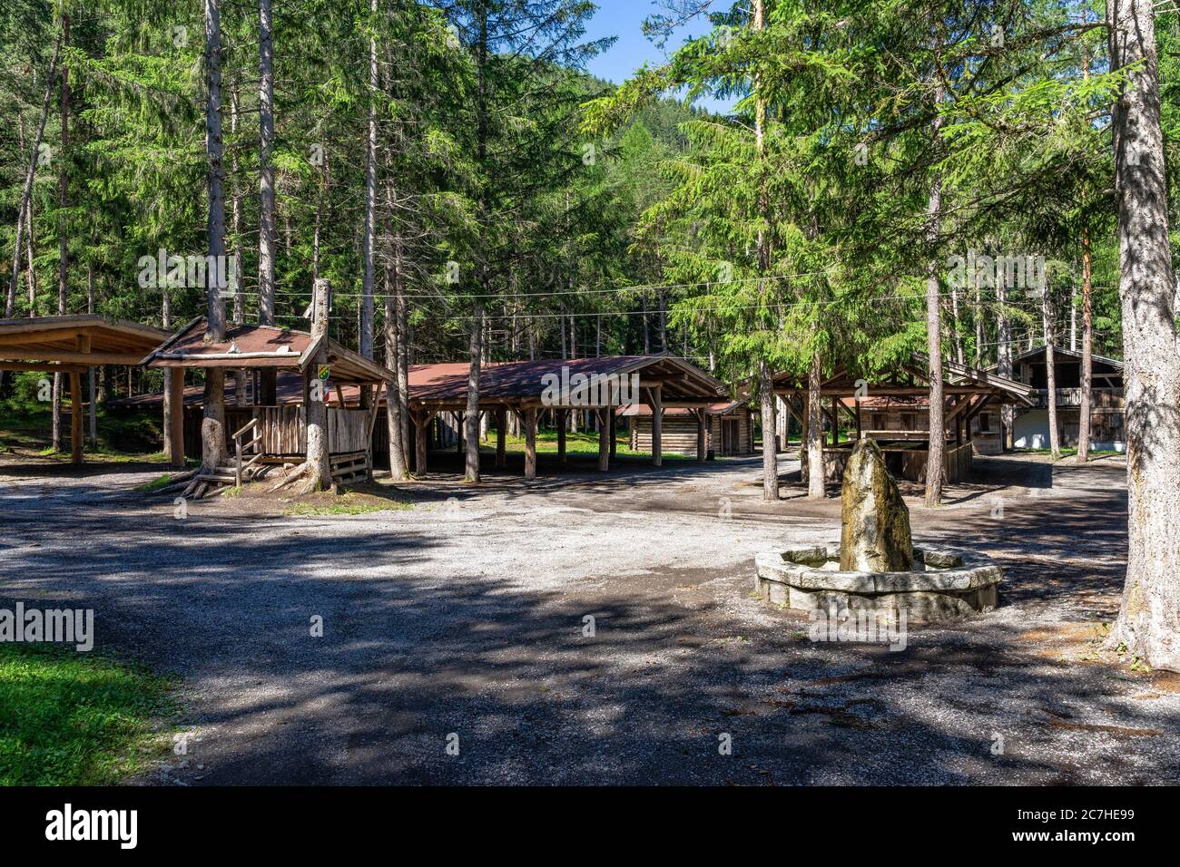 Europe, Autriche, Tyrol, Alpes de l'Ötztal, Ötztal, four à chaux historique à Sautens Banque D'Images