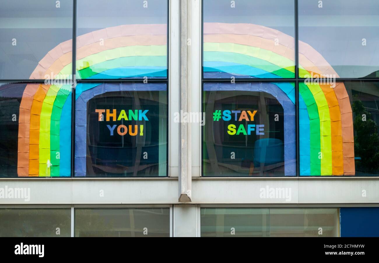 Drapeau LGBT à Liverpool Banque D'Images