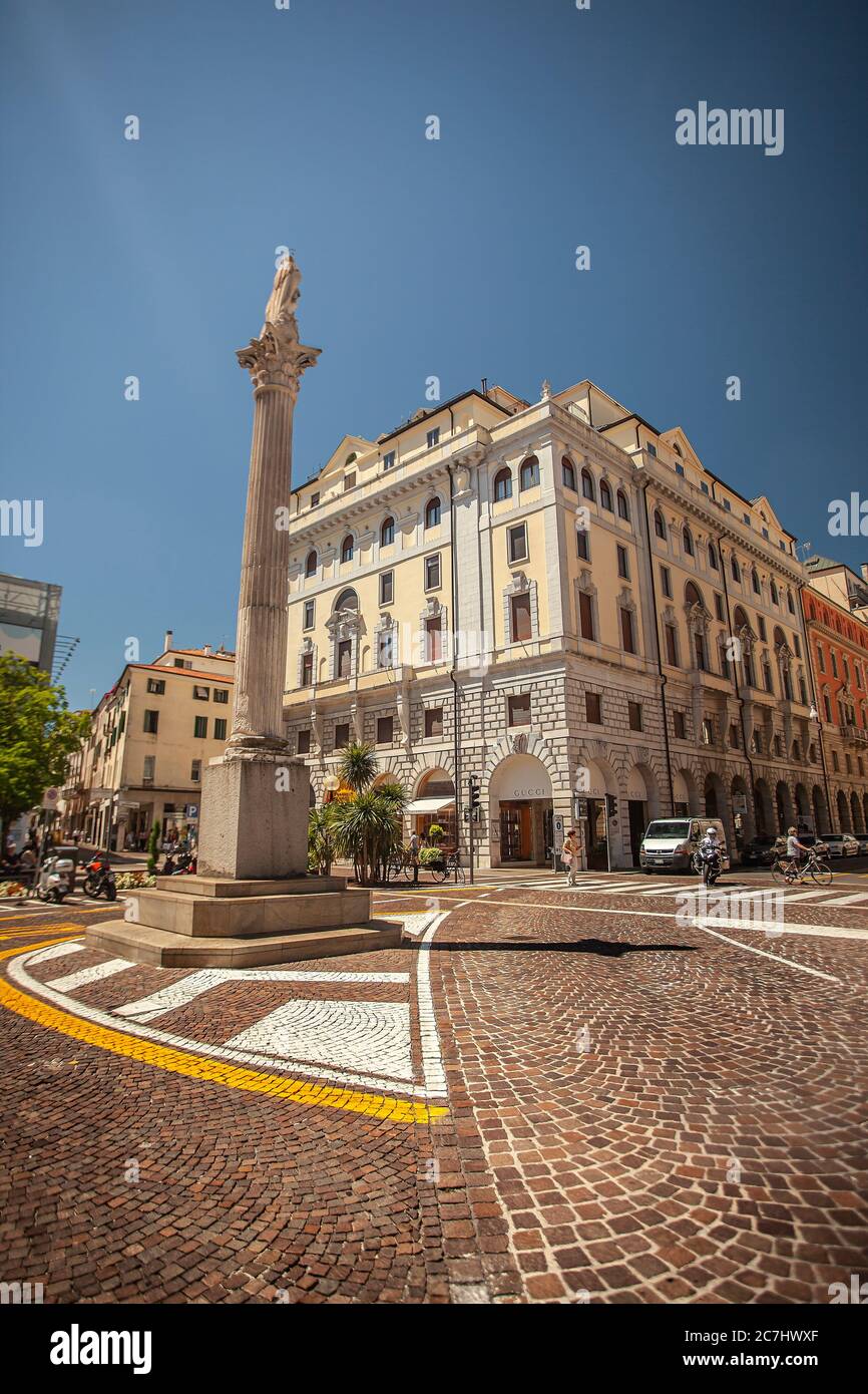 Place Garibaldi à Padoue, Italie 2 Banque D'Images