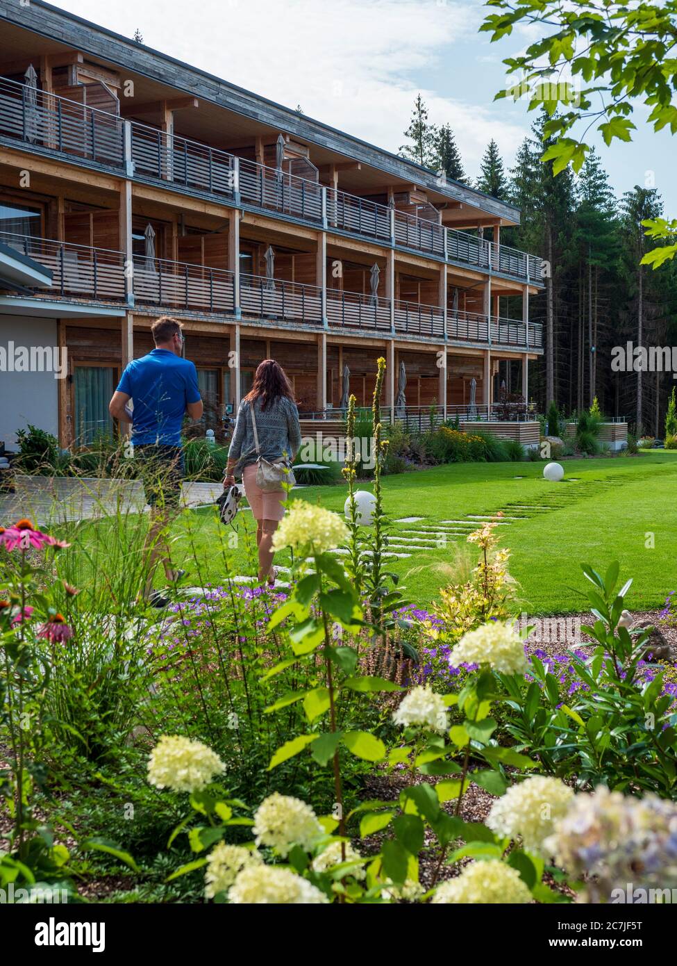 Hotel Riedlberg, Bavarois forêt, Bavière, Allemagne Banque D'Images