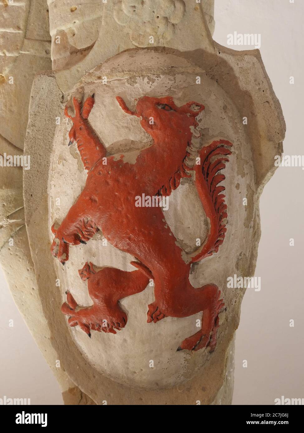 Passauer Wolf, Musée Oberhaus, Feste Oberhaus ,, Passau, Bavière, Allemagne Banque D'Images