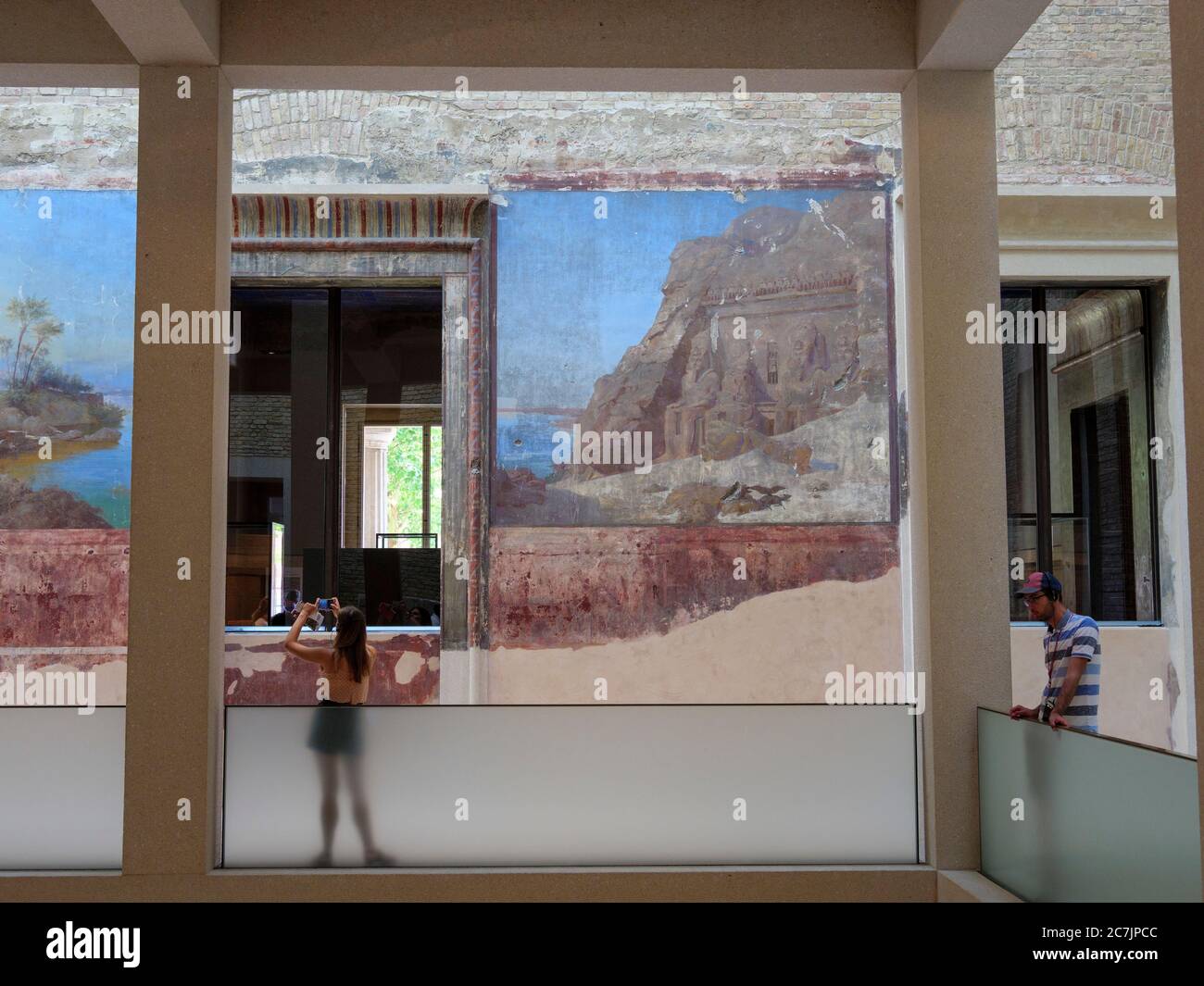 Nouveau musée, intérieur, île aux musées, Berlin, Allemagne Banque D'Images