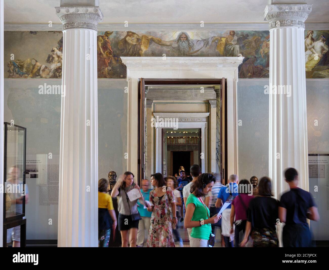 Nouveau musée, intérieur, île aux musées, Berlin, Allemagne Banque D'Images