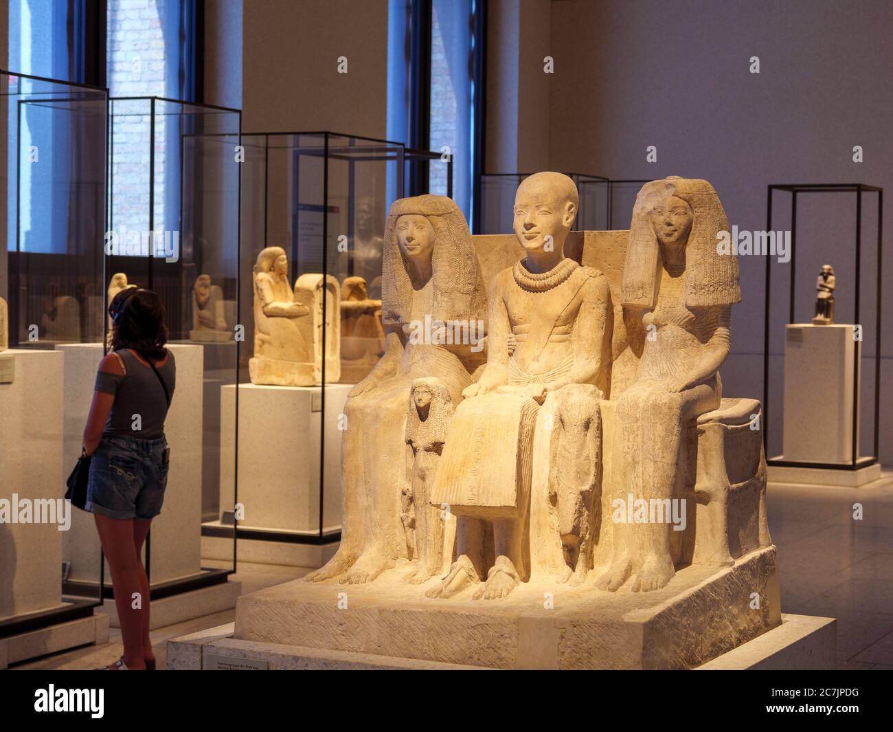 Nouveau musée, intérieur, île aux musées, Berlin, Allemagne Banque D'Images