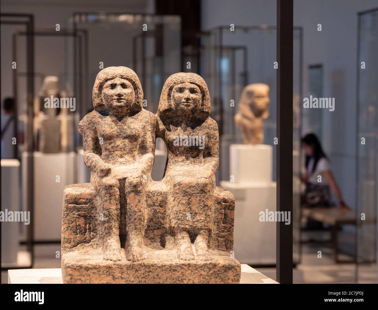 Nouveau musée, intérieur, île aux musées, Berlin, Allemagne Banque D'Images