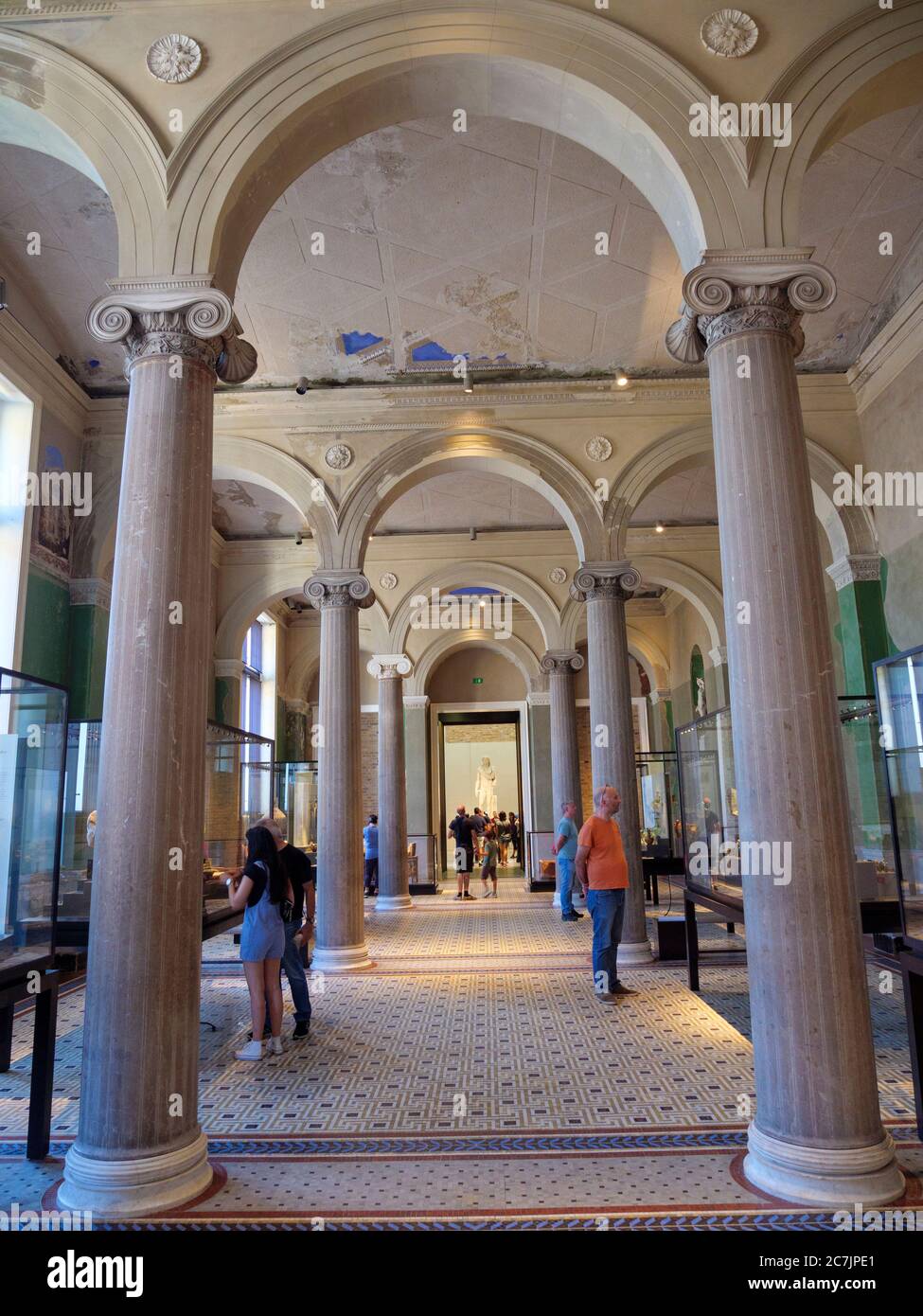 Nouveau musée, intérieur, île aux musées, Berlin, Allemagne Banque D'Images