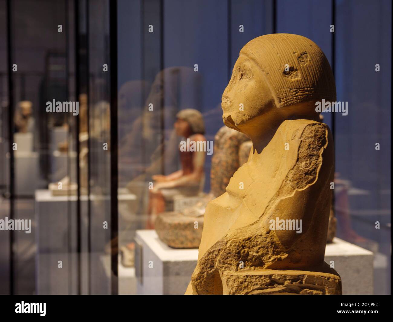 Nouveau musée, intérieur, île aux musées, Berlin, Allemagne Banque D'Images