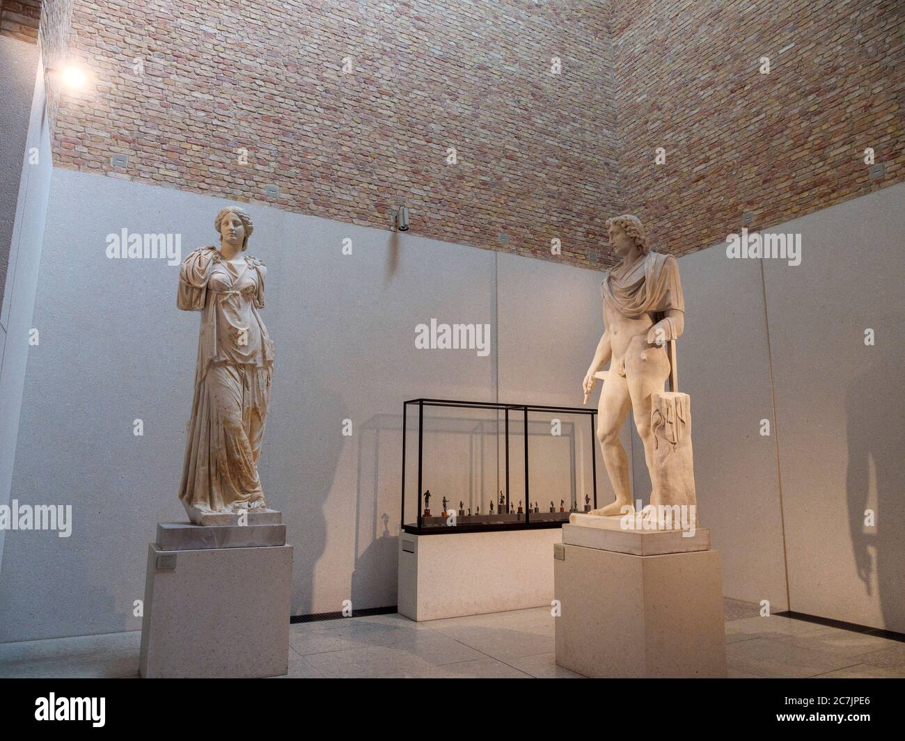Nouveau musée, intérieur, île aux musées, Berlin, Allemagne Banque D'Images