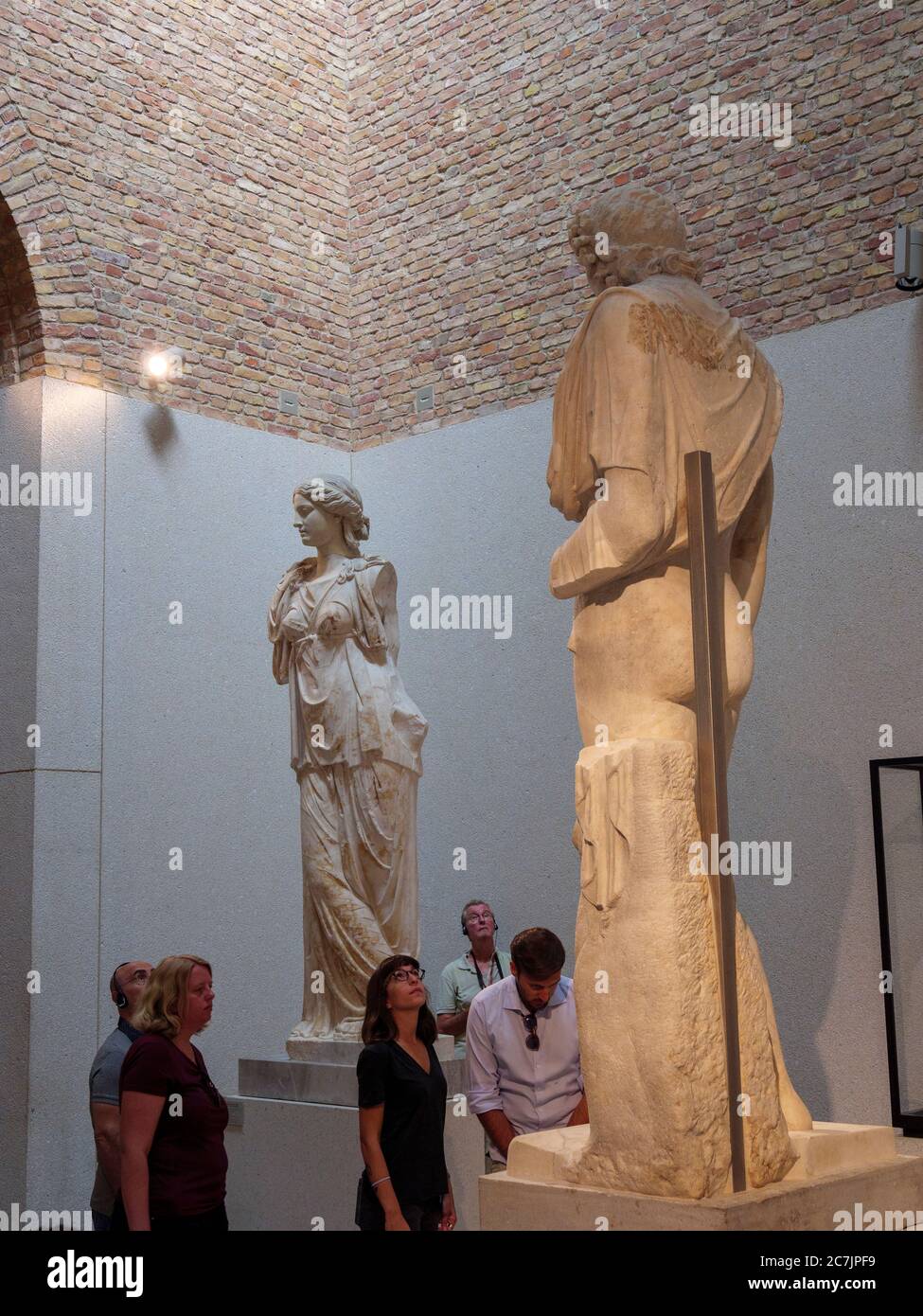 Nouveau musée, intérieur, île aux musées, Berlin, Allemagne Banque D'Images