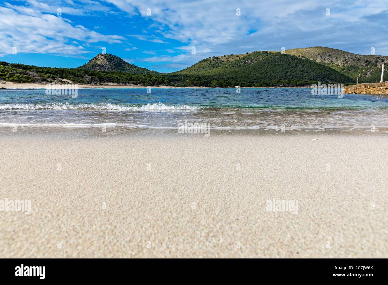 Cala Agulla plage, Cala Ratjada, île de Majorque, Banque D'Images