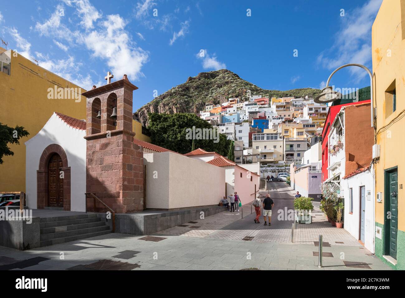 Église de San Andres, Tenerife, Iles Canaries, Espagne Banque D'Images