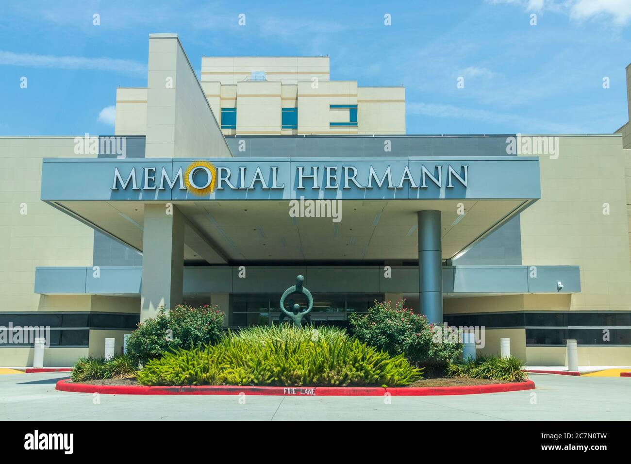 Memorial Hermann The Woodlands Medical Center, qui fait partie du plus grand système de santé à but non lucratif du Texas, à The Woodlands, Texas. Banque D'Images