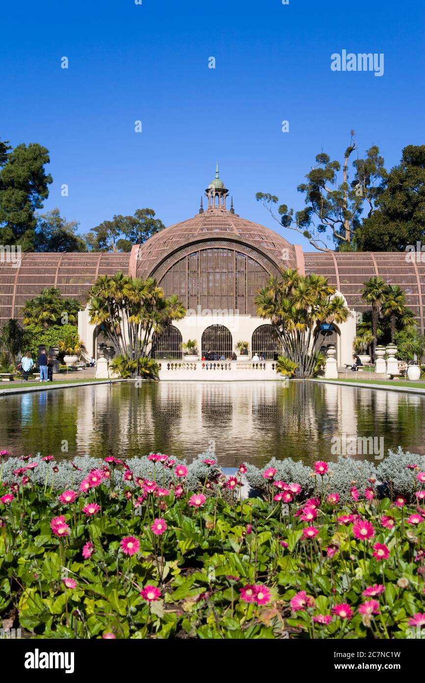 Bâtiment botanique à Balboa Park, San Diego, Californie, États-Unis Banque D'Images