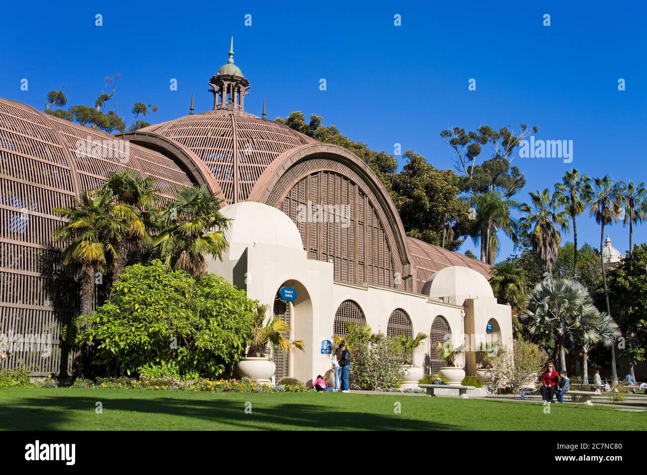 Bâtiment botanique à Balboa Park, San Diego, Californie, États-Unis Banque D'Images