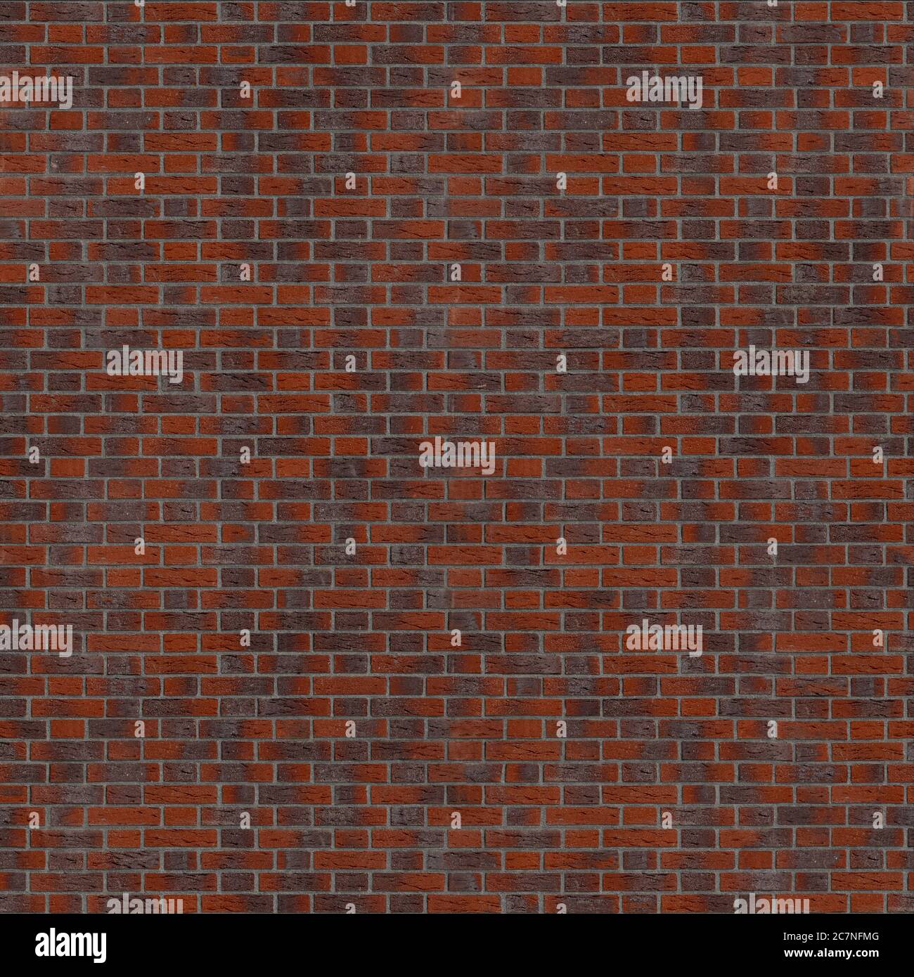 Seamless texture mur de briques de clinker bond flamand. Stuttgart. L'Allemagne. Banque D'Images