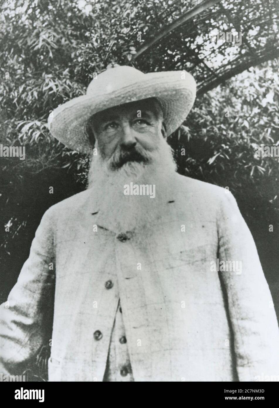 Claude Monet, peintre français, fondateur de la peinture impressionniste française Banque D'Images