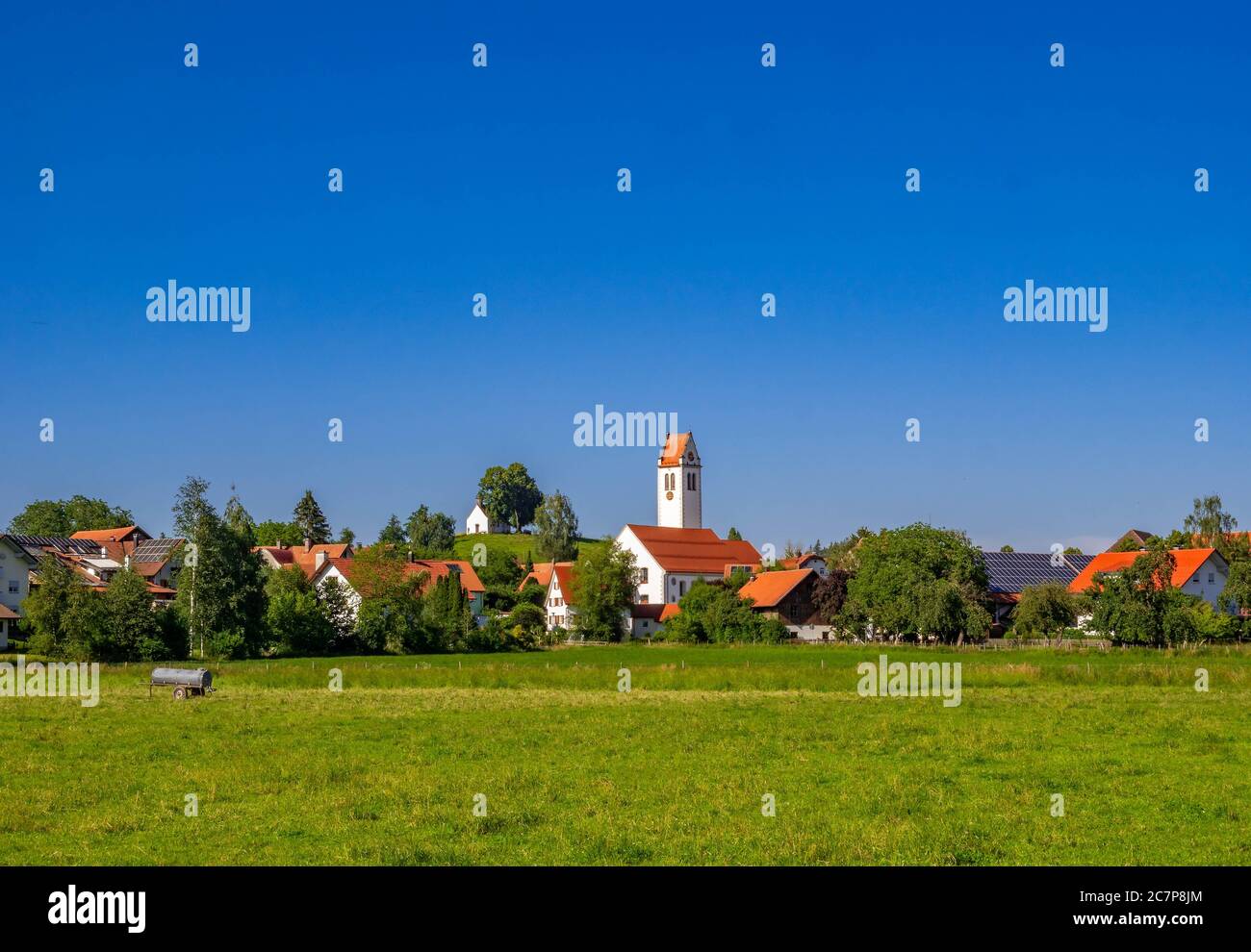 Niederwangen in Wangen, Allgäu, Westallgäu, Allgäu, Swabia, Bade-Wurtemberg, Allemagne, Europe Banque D'Images