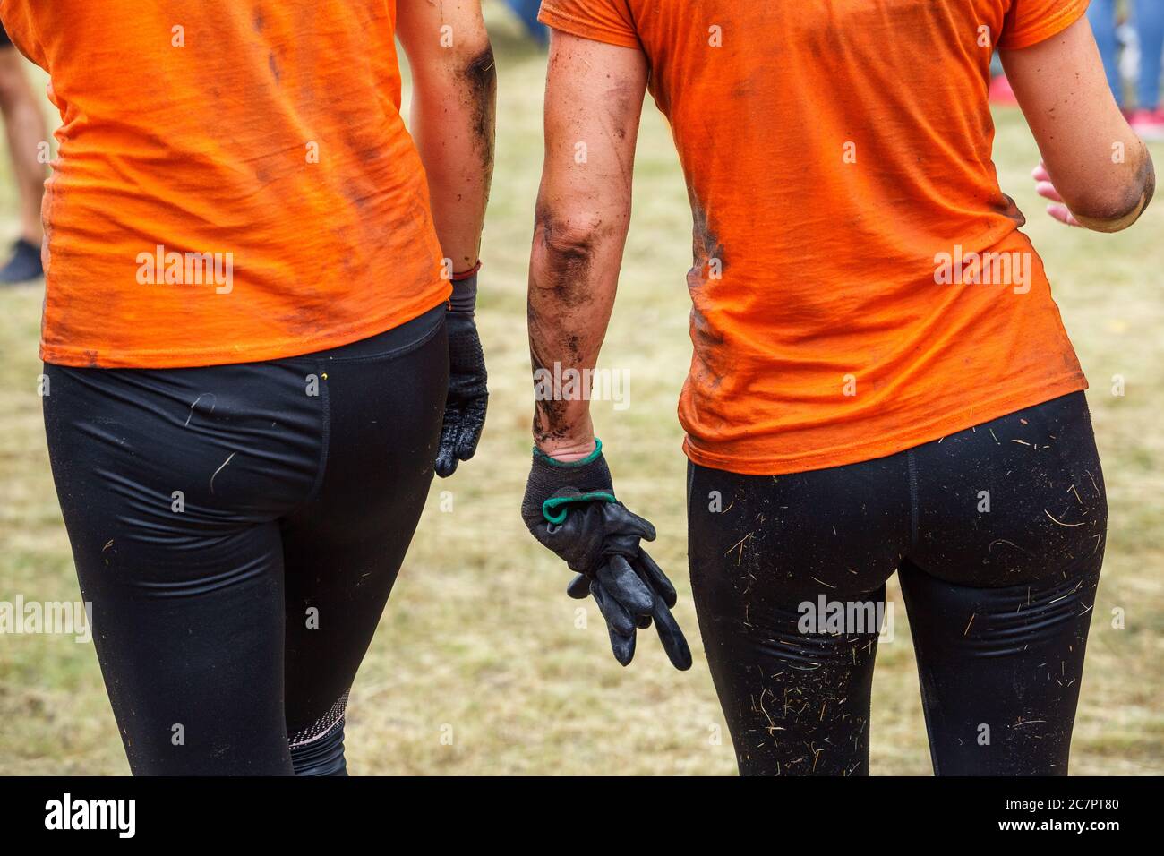 Ville de Riga, Lettonie. Course, les gens étaient engagés dans des activités sportives. Surmonter divers obstacles et courir. 5.07.2020 Banque D'Images
