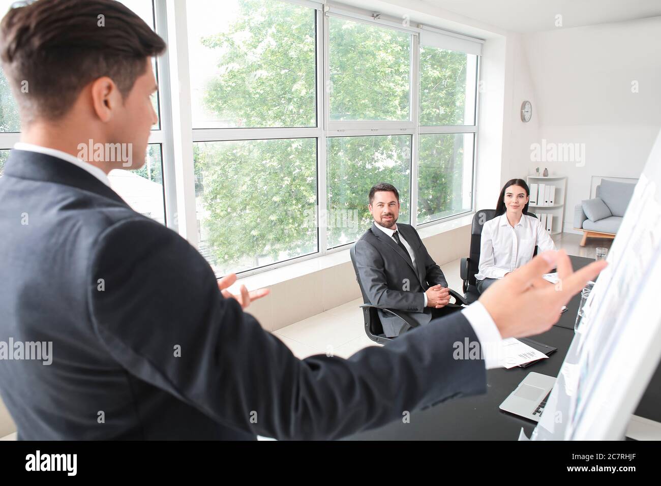 Business people working in office Banque D'Images
