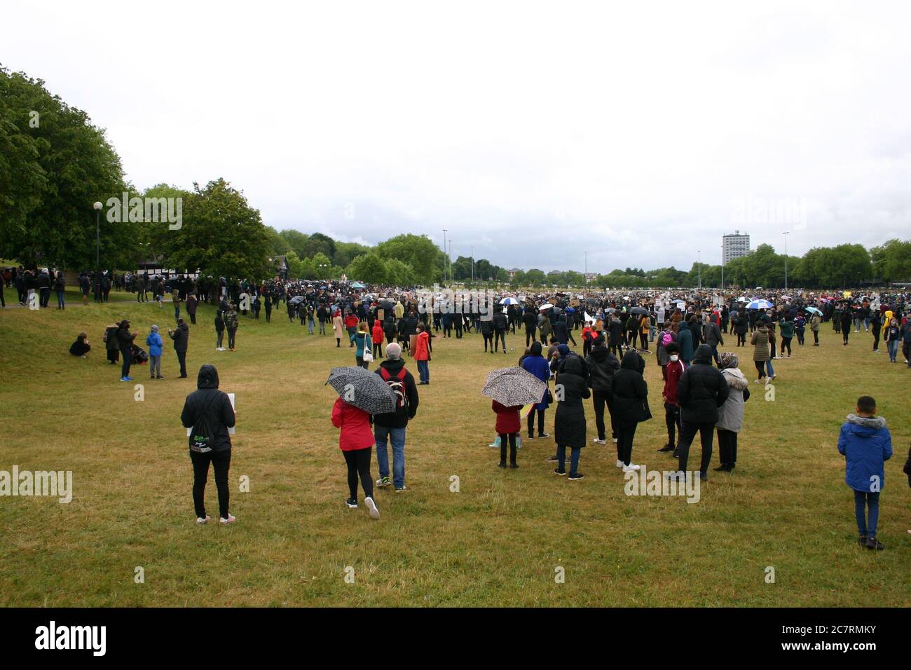 Black Lives Matter Protest, Nottingham, Royaume-Uni. 7 juin 2020 Banque D'Images