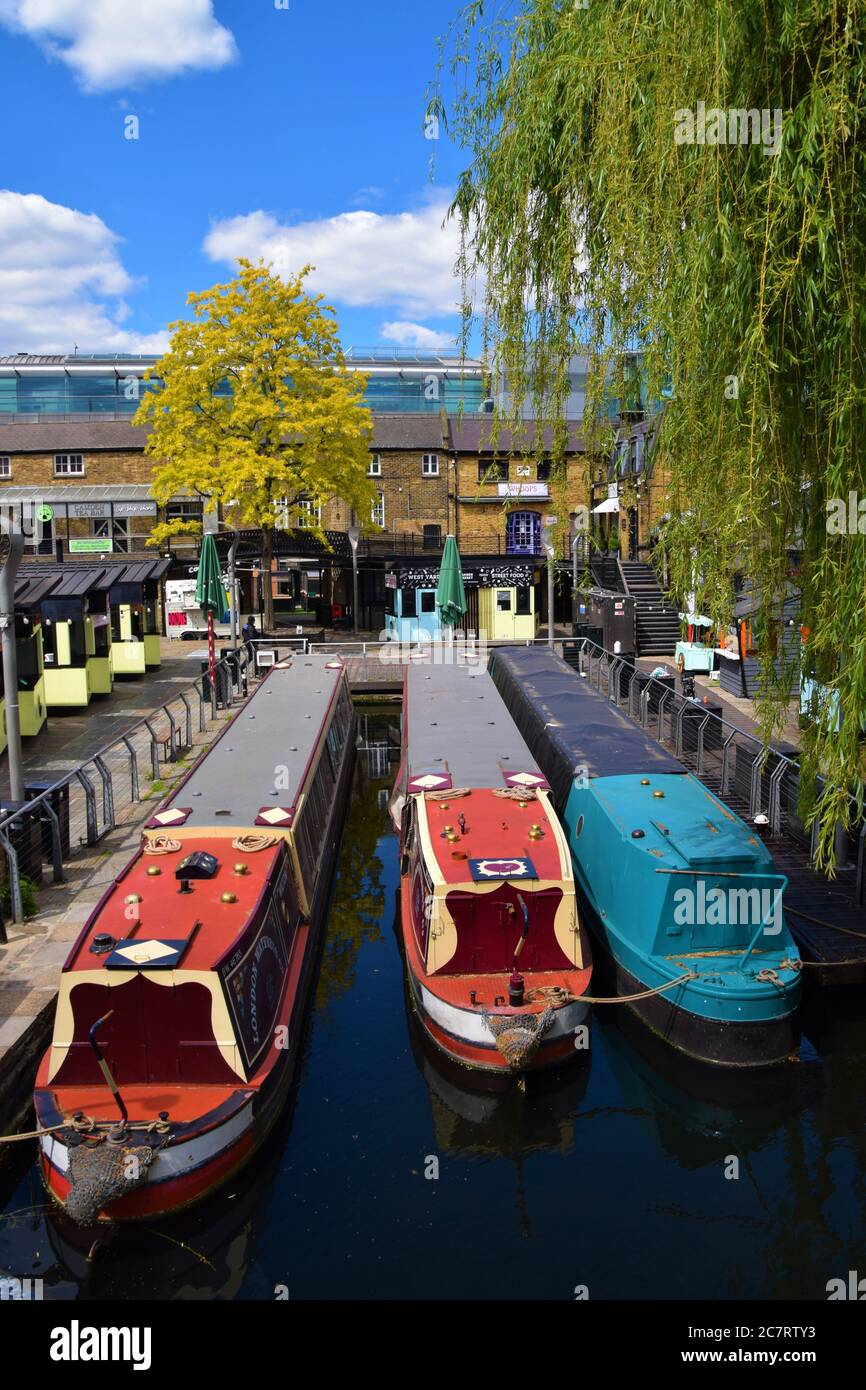 Camden Town Regent's Canal, Londres, Royaume-Uni Banque D'Images