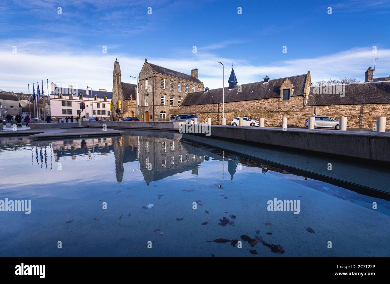 Queens Gallery, une partie du complexe du palais de Holyroodhouse à Édimbourg, la capitale de l'Écosse, une partie du Royaume-Uni Banque D'Images