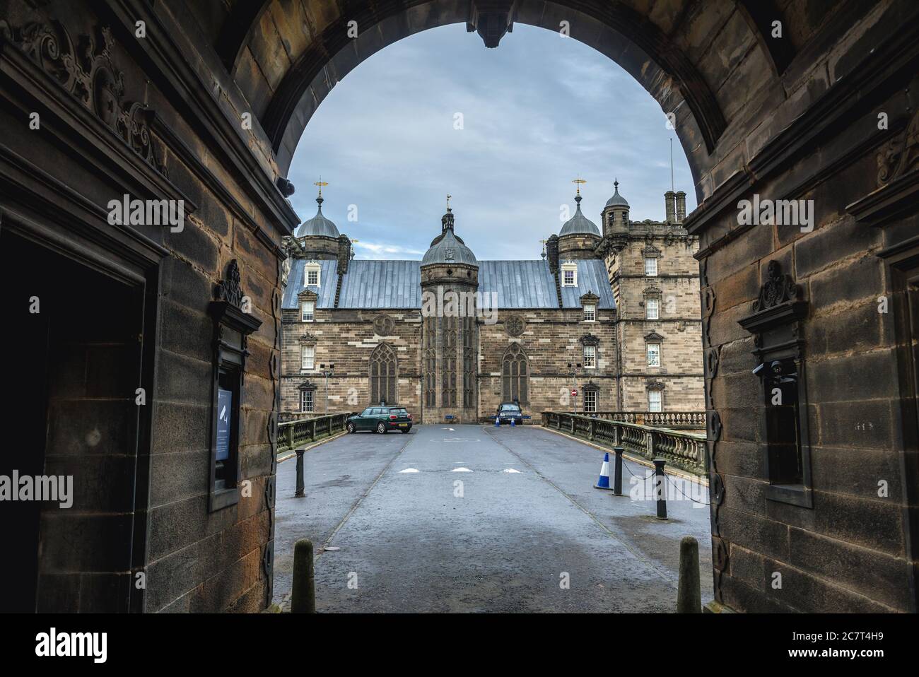 George Heriots School sur Lauriston place à Édimbourg, la capitale de l'Écosse, Royaume-Uni Banque D'Images