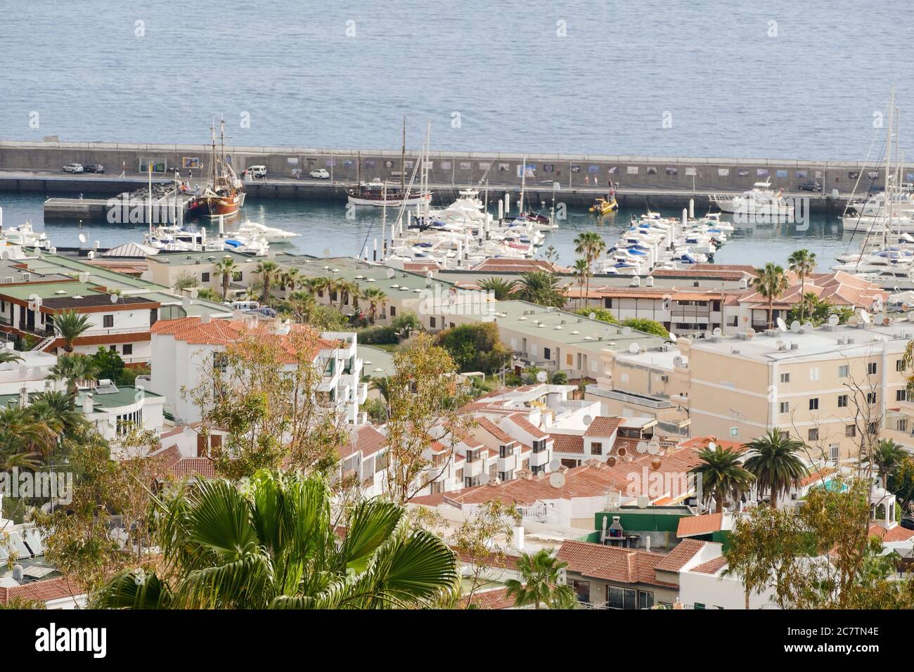 Photo Photo de la magnifique côte de l'océan Vue de Tenerife Los Gigantes Banque D'Images