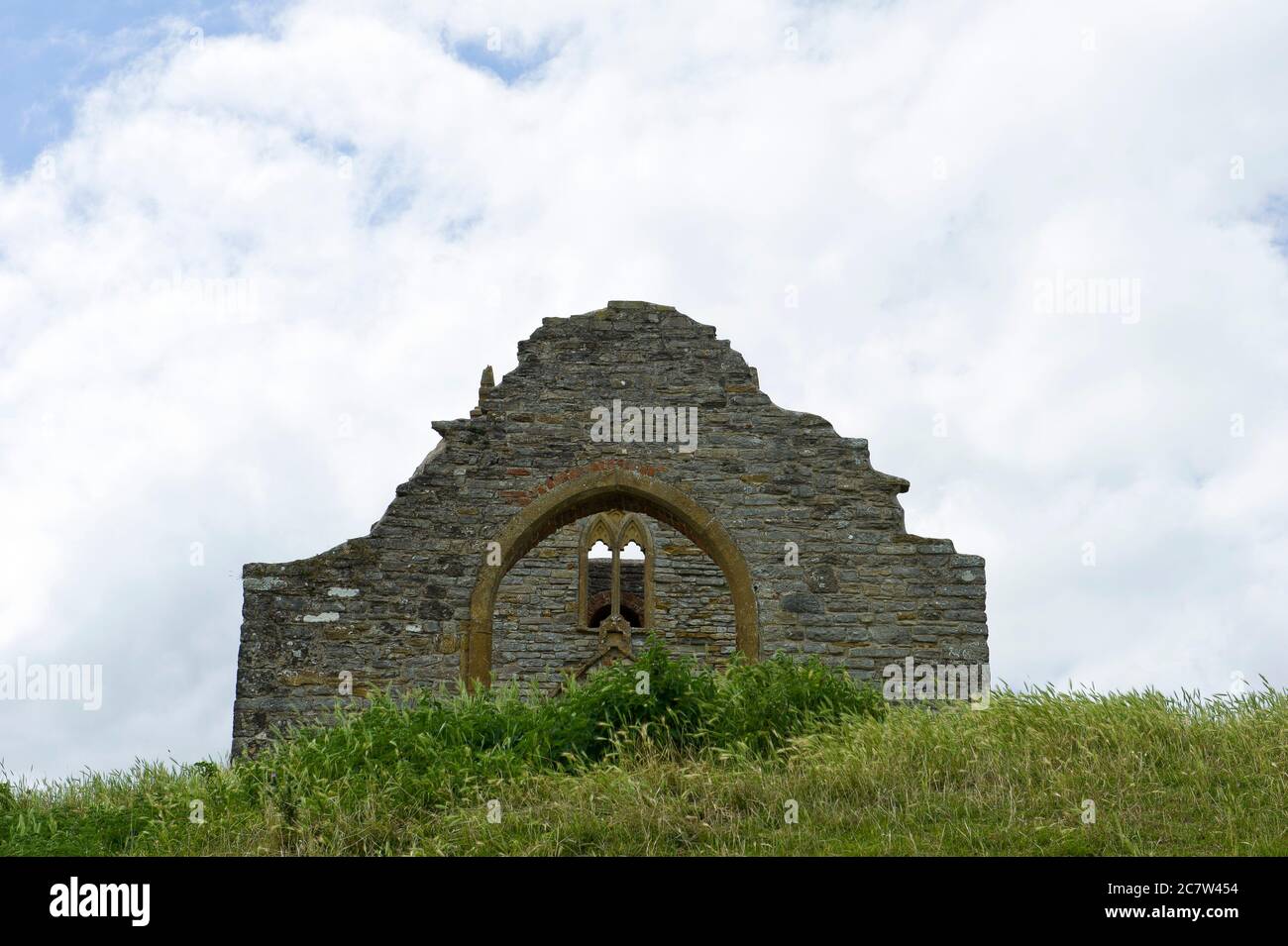 Burrow Mump, Burrowbridge, Somerset Banque D'Images