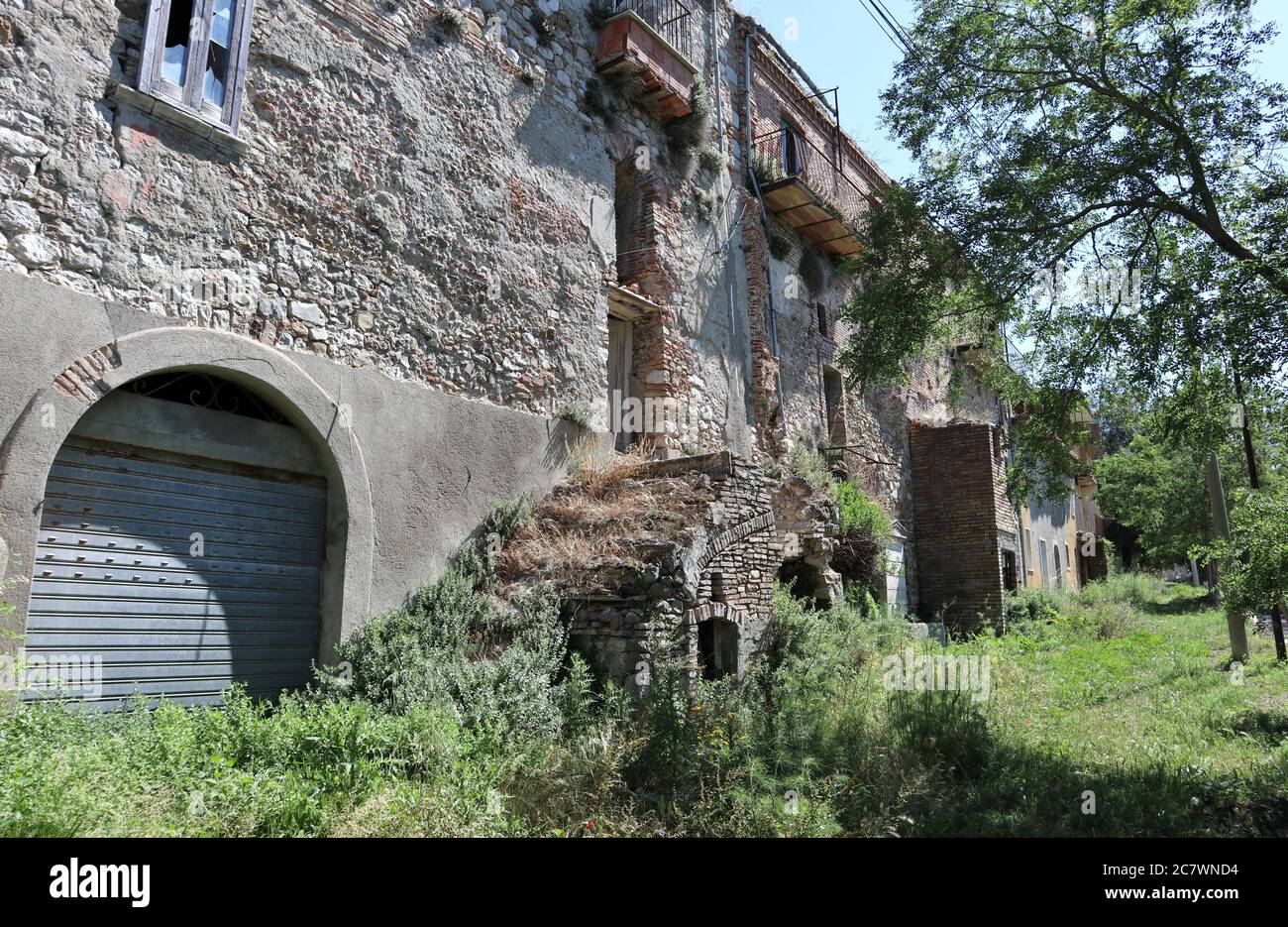 Conza - Scorcio del borgo abbandonato Banque D'Images