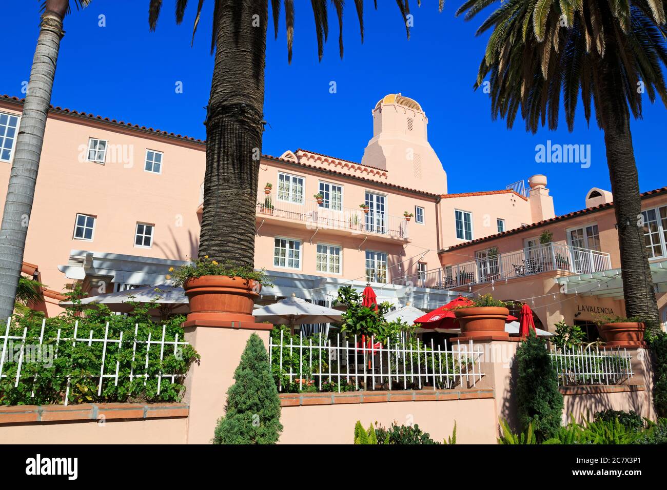 La Valencia Hotel, La Jolla, San Diego, California, USA Banque D'Images