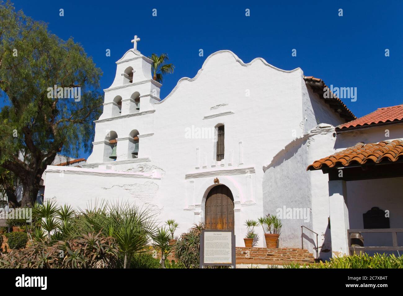 Mission Basilica San Diego de Alcalá, San Diego, California, USA Banque D'Images